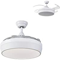 ACTiOLED 880021DC BLANCO Ventilador de techo con luz led y mando a distancia- aspas ocultas- motor DC bajo consumo muy…